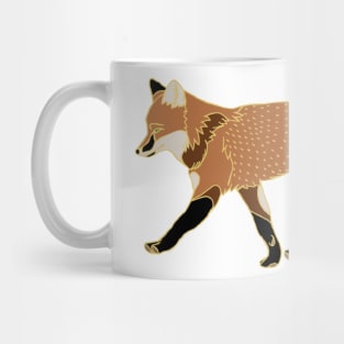 Fox Heart Red Mug